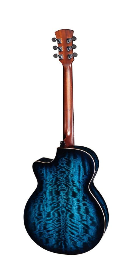 Faith Blue Moon Venus Cutaway Electric / Acoustic Guitar