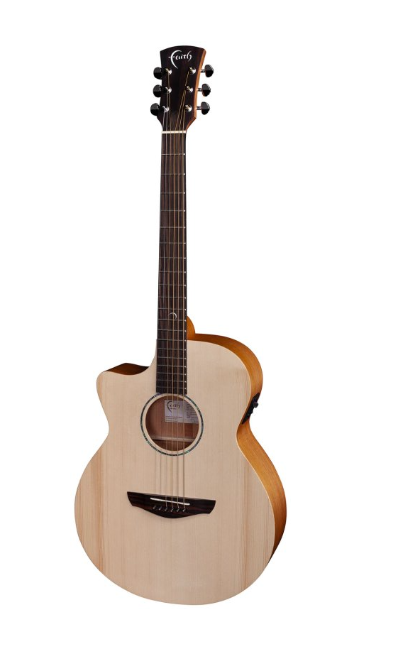 Faith Guitars Naked Venus cutaway Lefty Electric/ Acoustic Guitar