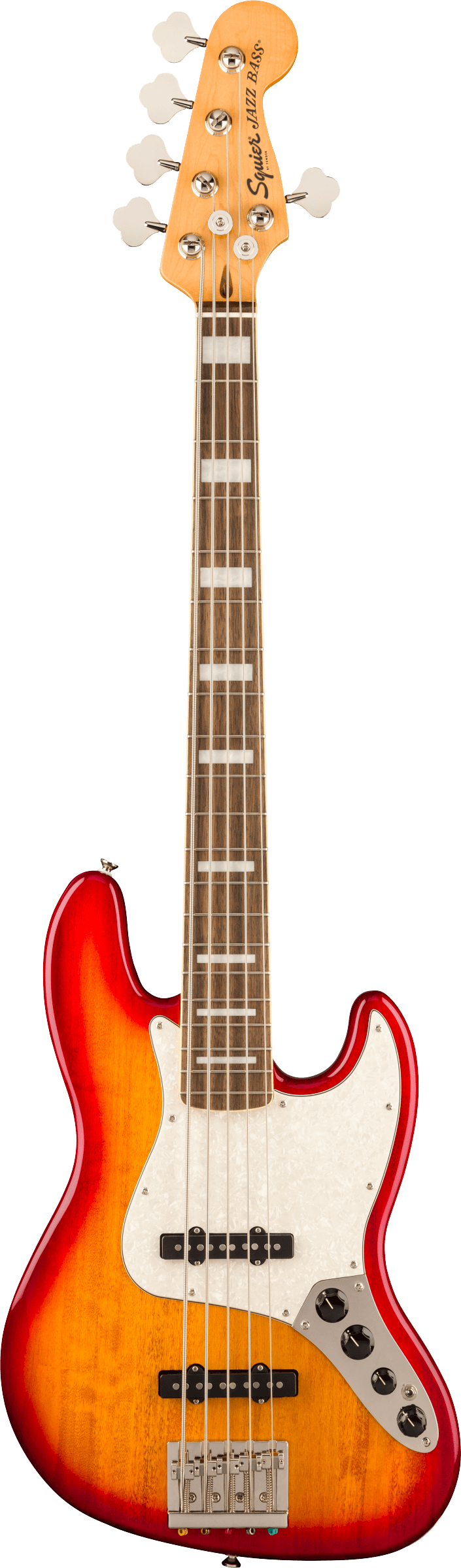 Squier Classic Vibe Active ’70s Jazz Bass V in Sienna Sunburst