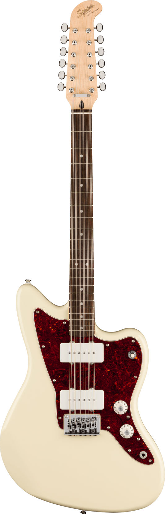 Squier Paranormal Jazzmaster XII Electric 12 String in Olympic White