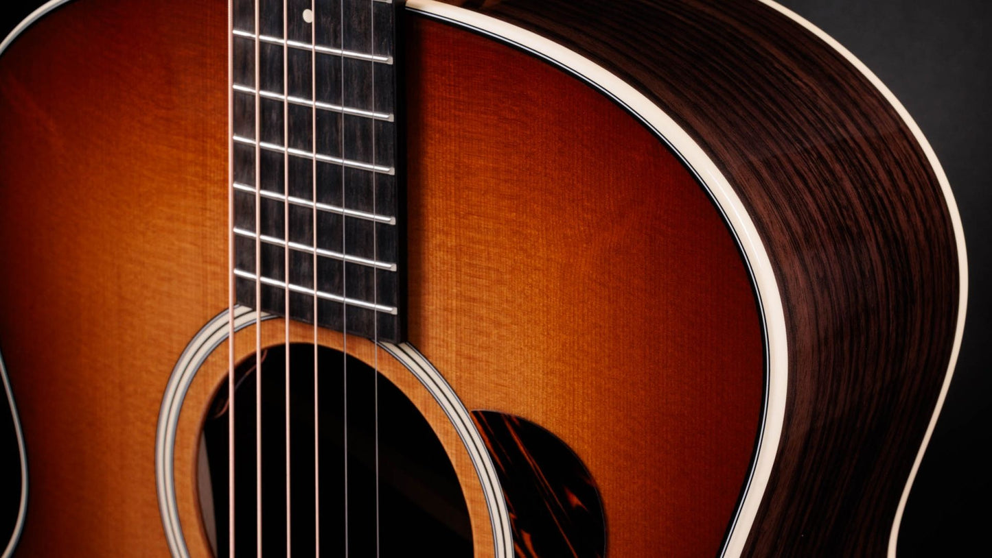 Taylor Gold Label Super Auditorium 714e Electric Acoustic Guitar Sunburst with Firestripe Pickguard to Order