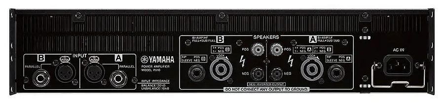 Yamaha PX10 1200W 2-Channel 2 RU Power Amplifier