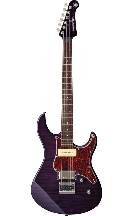 Yamaha Pacifica 611 HFM Electric Guitar in Translucent Purple Flame Maple