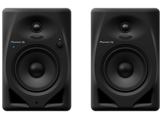 PIONEER DJ DM-50D-BT  Active Desktop Monitors With 5in Woofer & Bluetooth (Pair) in Black