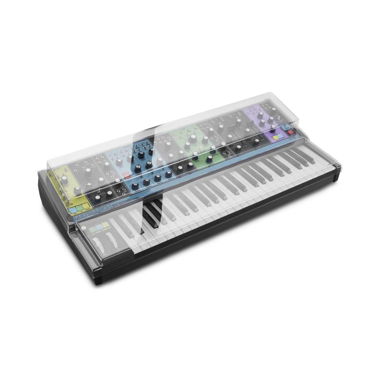 Decksaver cover on a Moog Matriarch