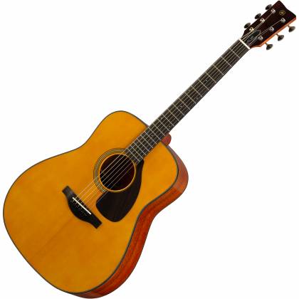 Yamaha FG5 II FG Red Label Gloss Dreadnought-Style Acoustic Guitar with Case - Natural