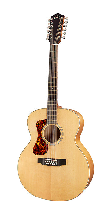 Guild F-2512E LH Maple Jumbo 12-string Lefty Electric Acoustic Guitar