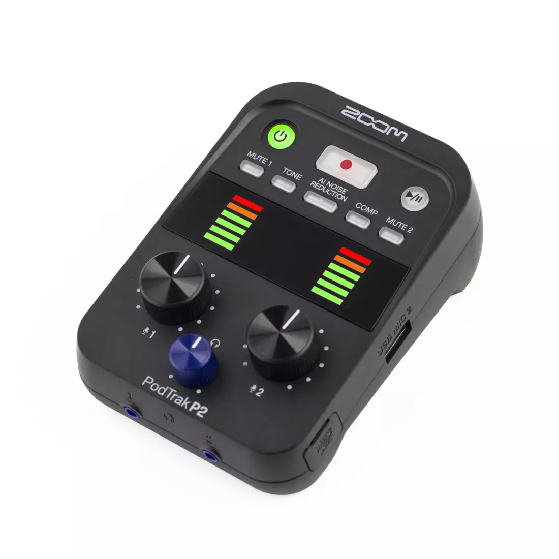 Zoom Podtrak P2 USB Mic Recorder – view 2