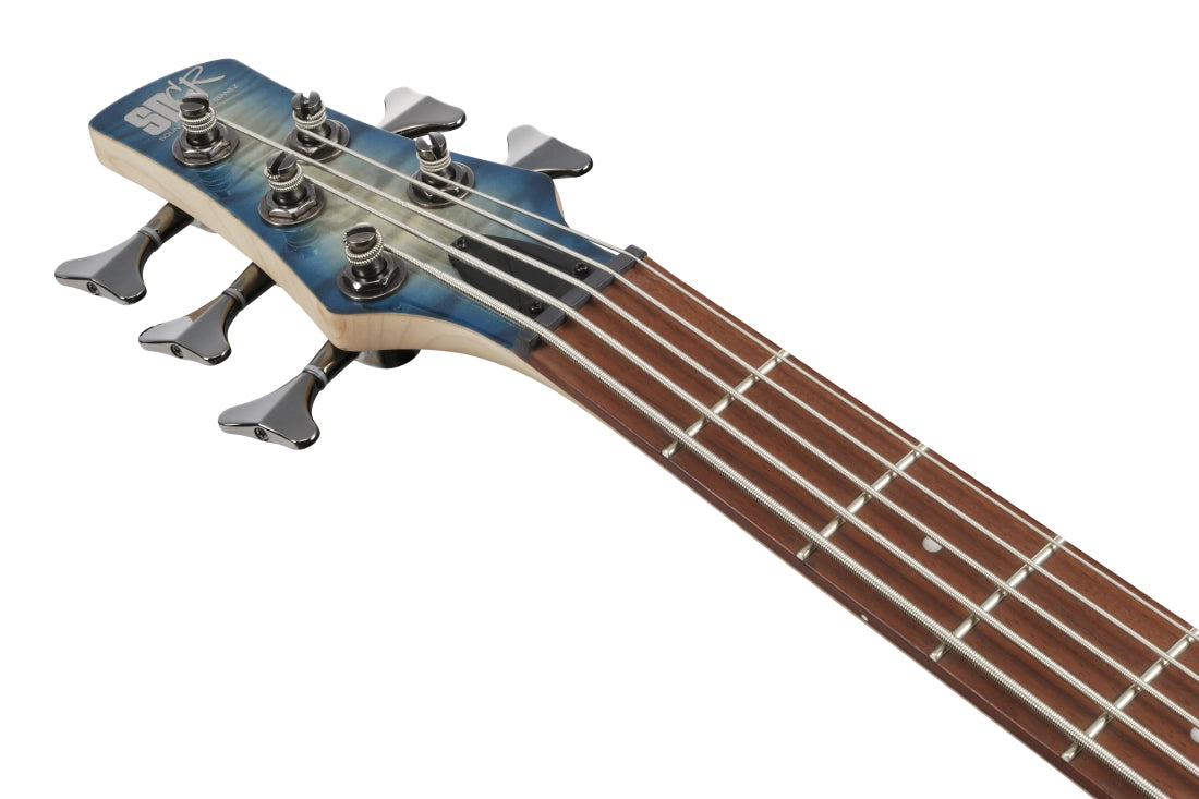 Ibanez SR Standard 5-String Electric Bass - Stained Cosmic Blue Starburst