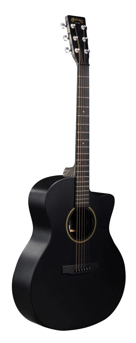 Martin GPC_X1E electric acoustic guitar in Black with softshell case