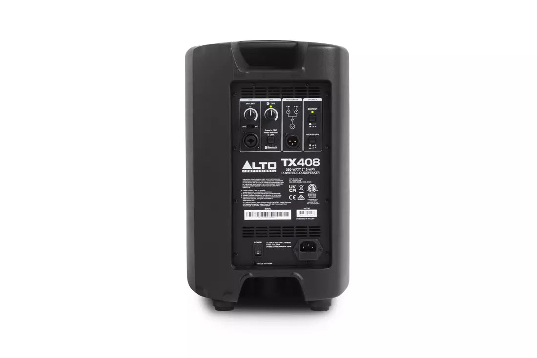 Alto Professional TX408 350W 8-inch Powered Loudspeaker with Bluetooth