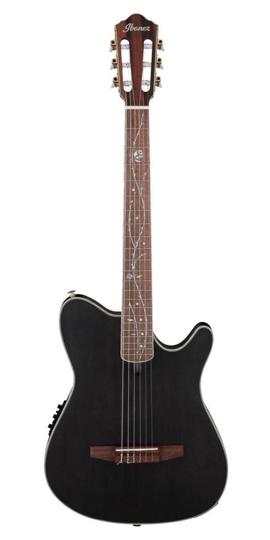 Ibanez Tim Henson Signature Nylon Guitar - Transparent Black Flat