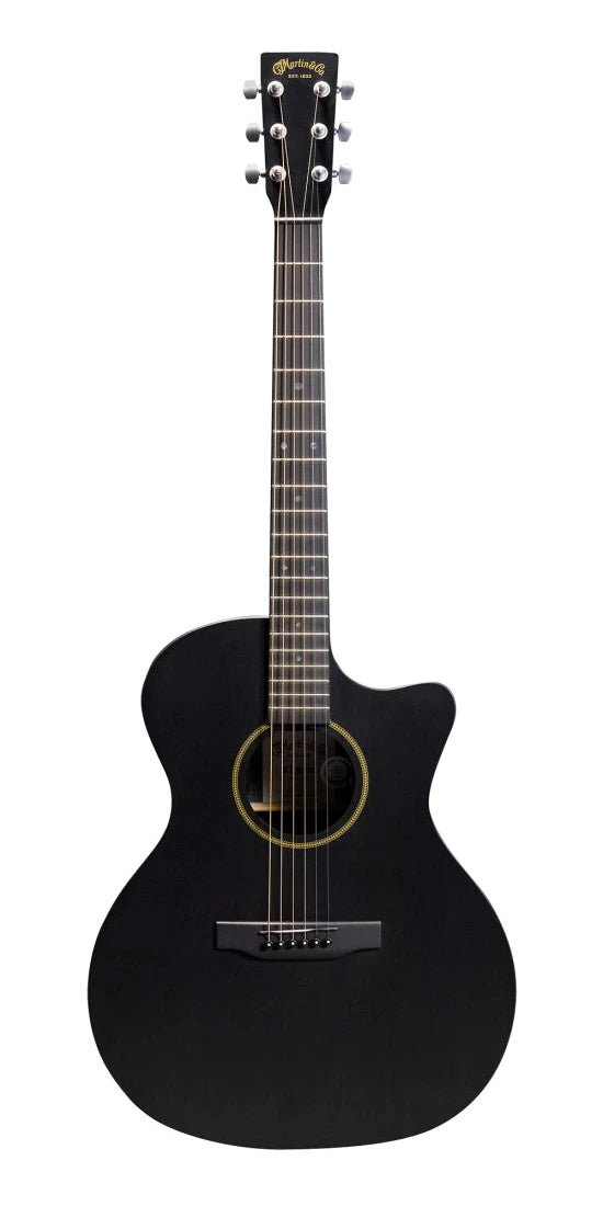 Martin GPC_X1E electric acoustic guitar in Black with softshell case