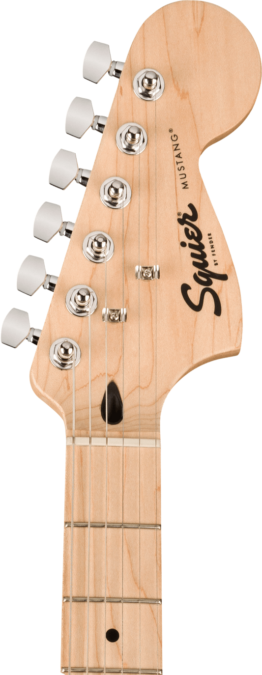 Squier Sonic Mustang HH electric guitar in Flash Pink – view 3