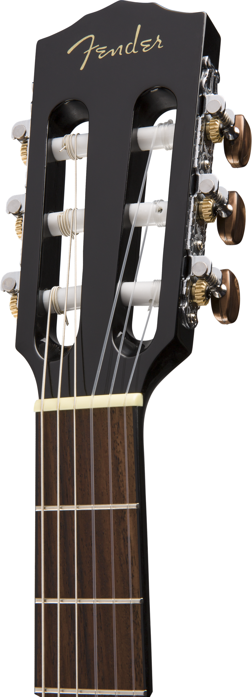 Fender CN-60S Classical Guitar With A Slim Neck in Black Finish – view 4