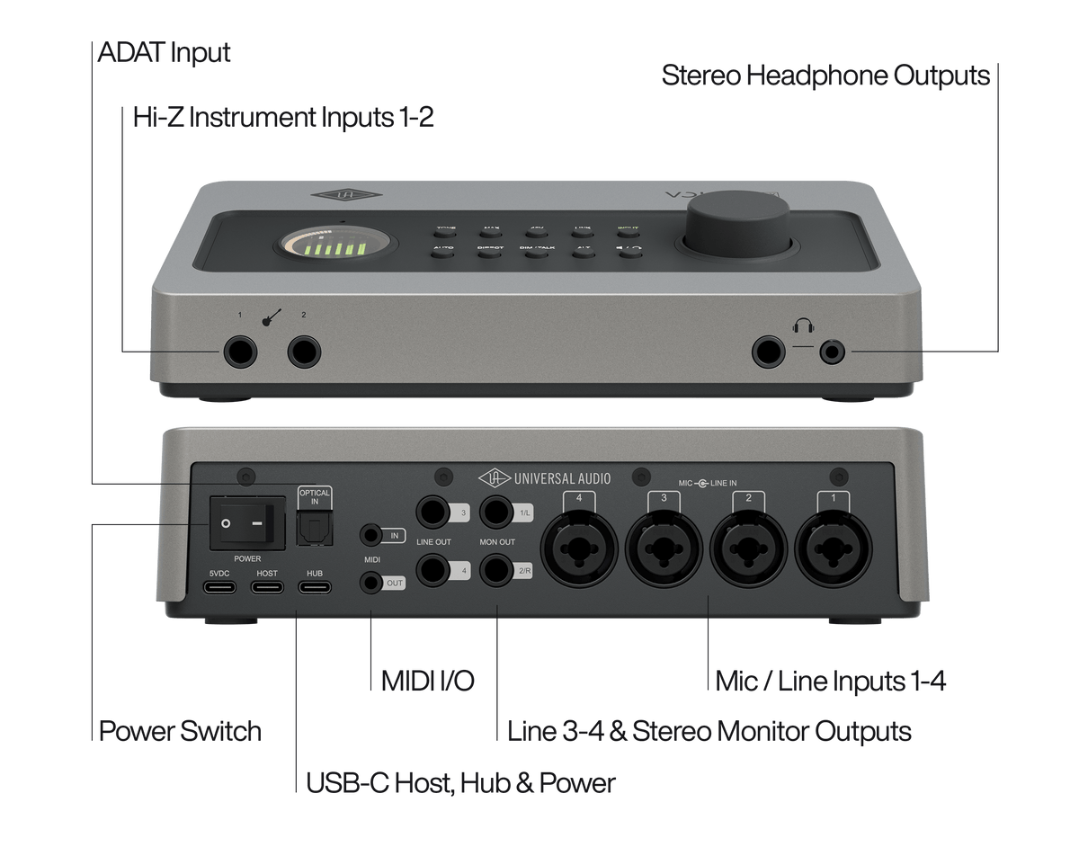 Universal Audio Volt 4P Max USB Audio Interface