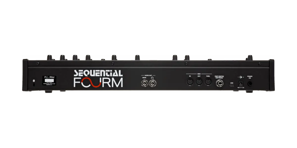 Sequential Fourm 4-Voice Analog Synth with Polyphonic Aftertouch