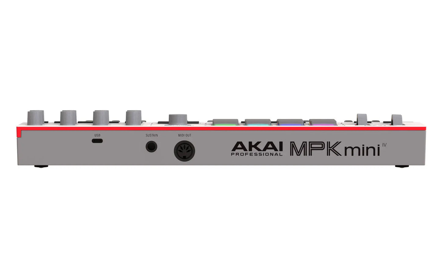 Akai MPK Mini IV Compact Midi Controller - Grey