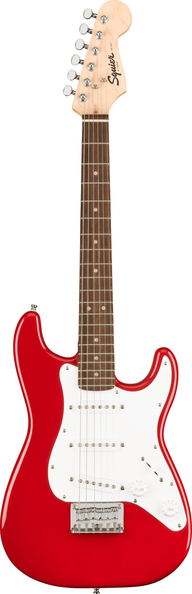 Squier Mini Stratocaster Electric Guitar in Dakota Red
