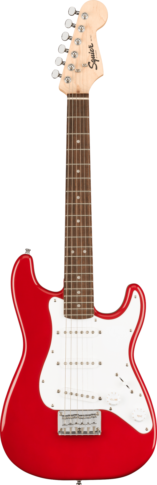 Squier Mini Stratocaster Electric Guitar in Dakota Red