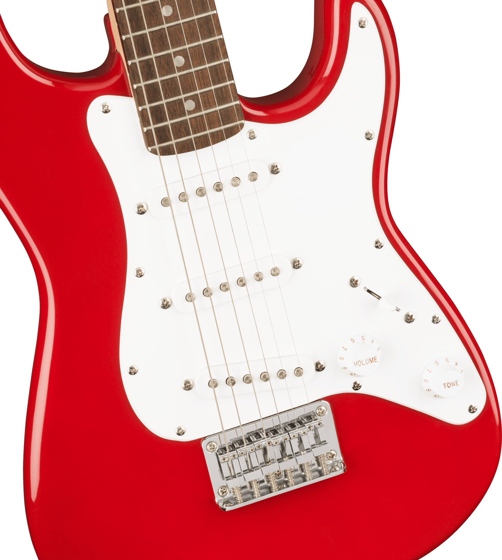 Squier Mini Stratocaster Electric Guitar in Dakota Red