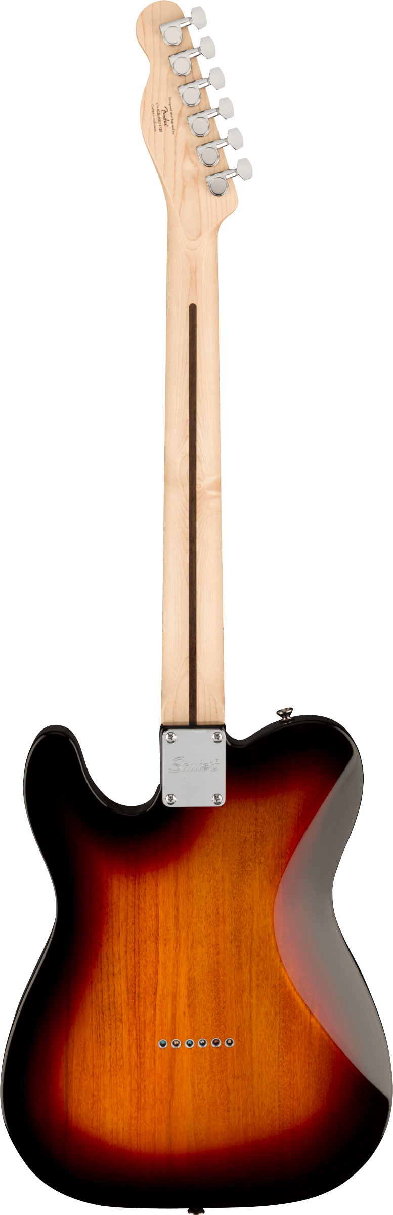 Squier Affinity telecaster with Maple Board in three-tone Sunburst