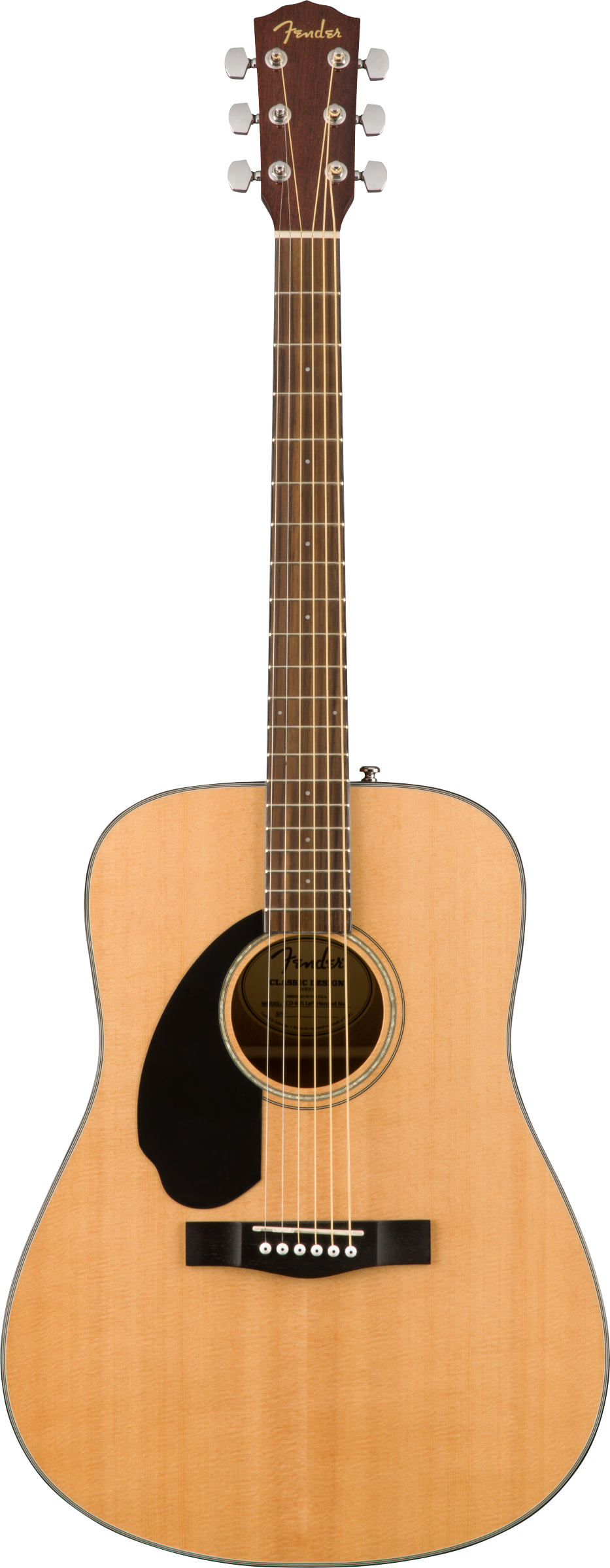 Fender CD-60S Lefty Dreadnought in Natural
