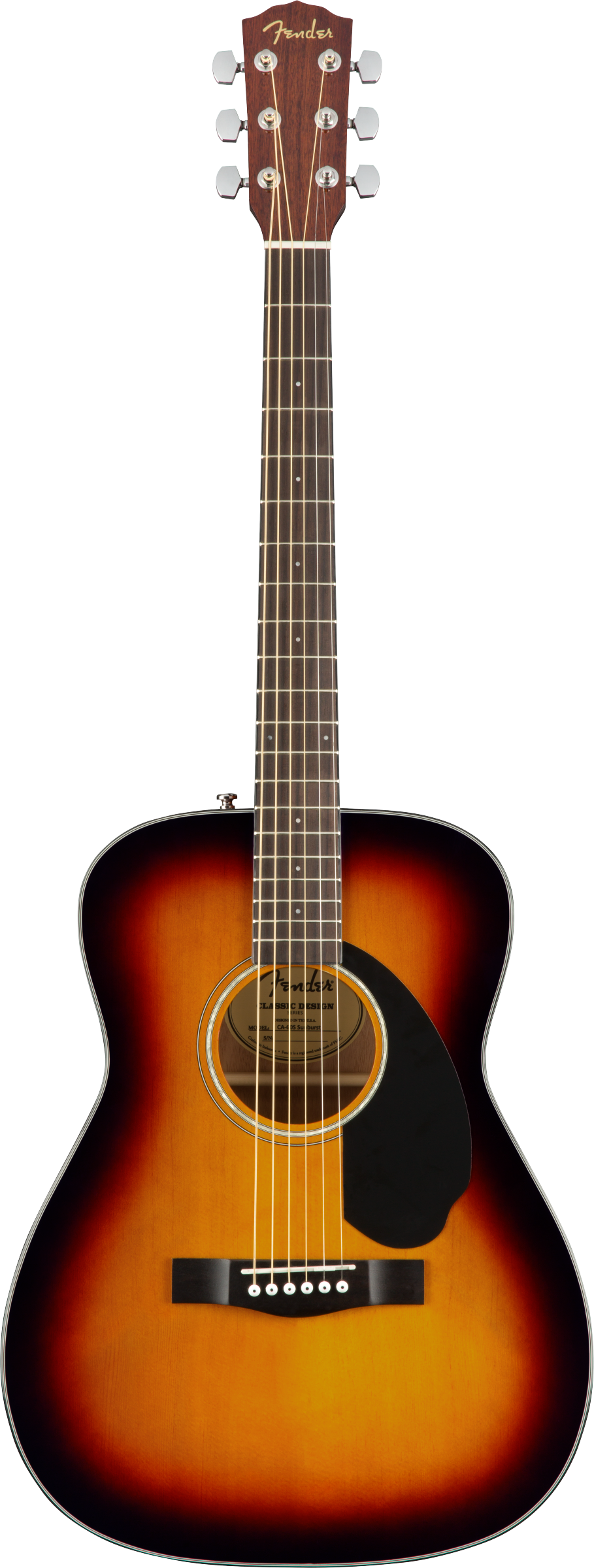 Fender cc-60s Concert Acoustic Guitar Sunburst