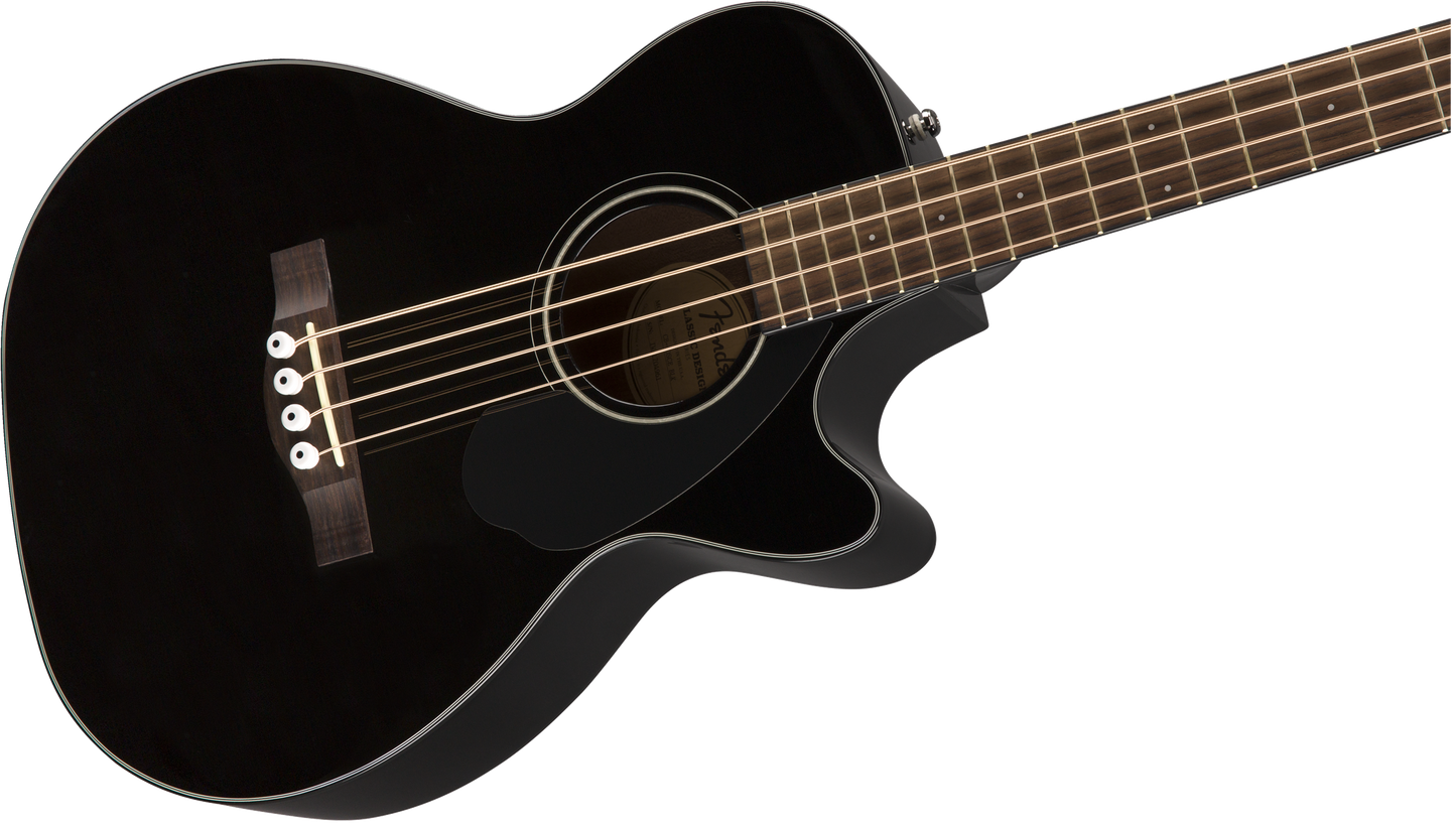 Fender CB-60sce Electric Acoustic Bass Guitar in Black