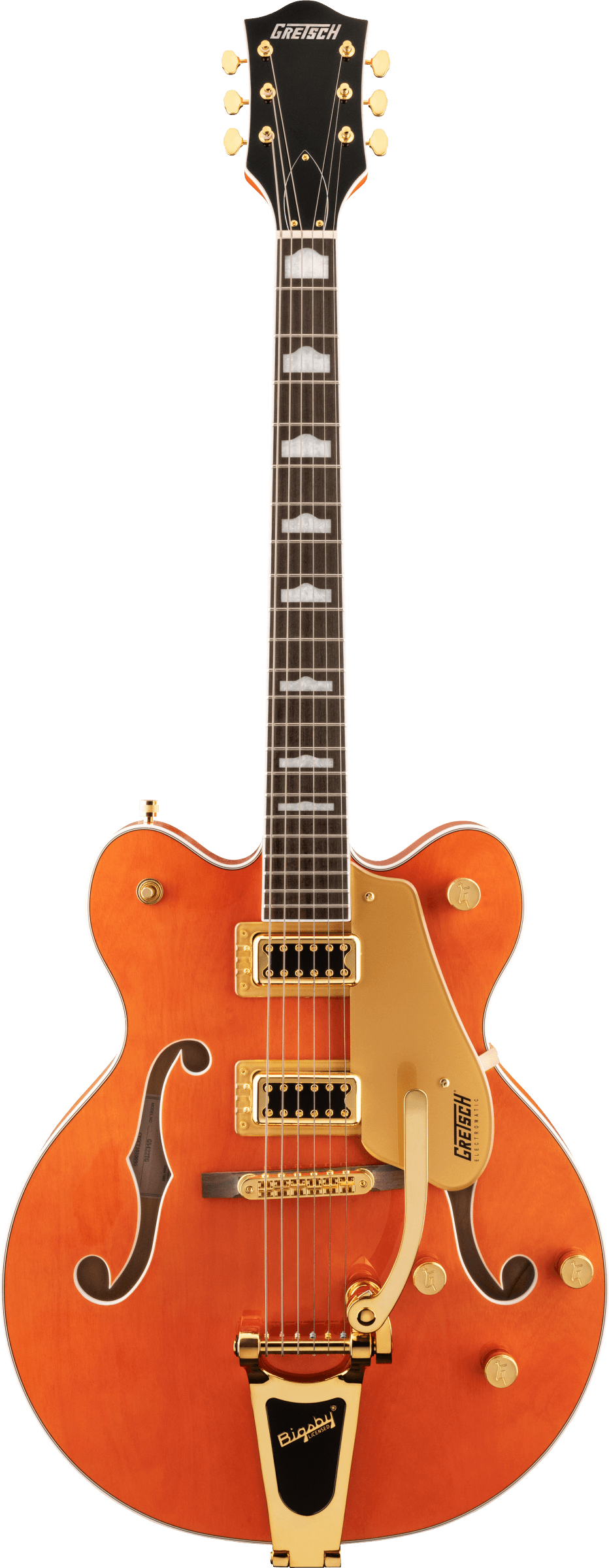 Gretsch G5422TG  Electric Hollowbody Guitar With Bigsby  in Orange Stain