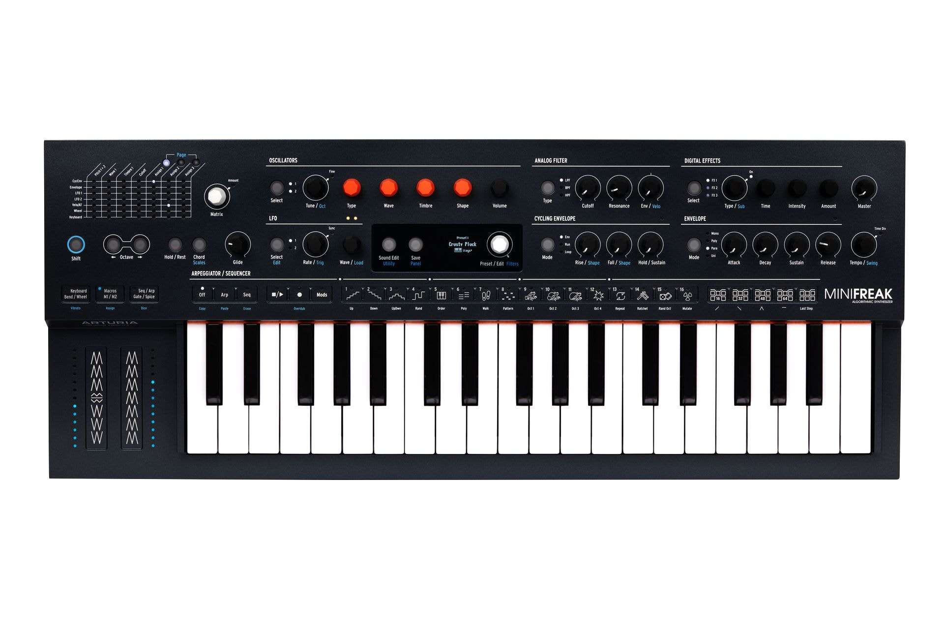 Arturia MiniFreak 37-Key Polyphonic Hybrid Keyboard Synthesizer