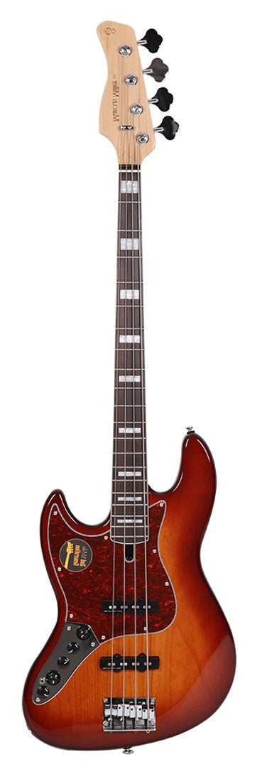Sire Marcus Miller V3 Bass Left Handed, 2nd Generation in Tobacco Sunburst