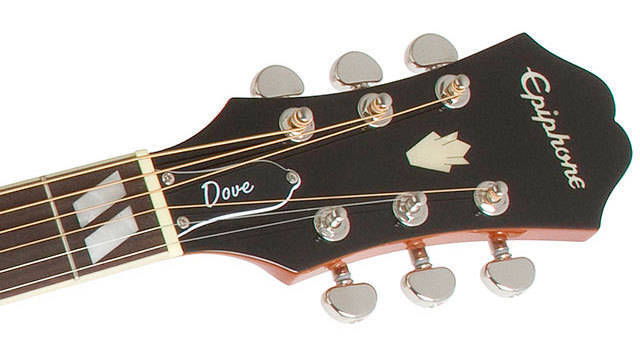Epiphone Dove Studio Acoustic Electric Guitar - Violin Burst