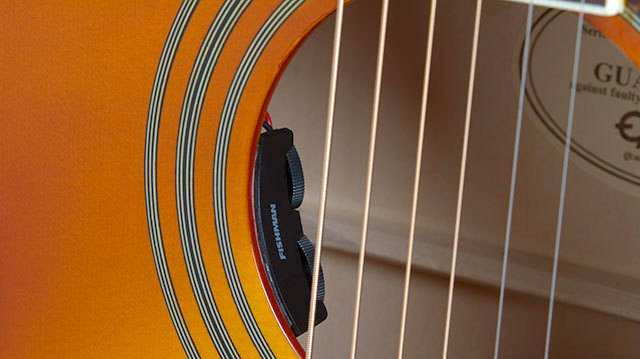 Epiphone Dove Studio Acoustic Electric Guitar - Violin Burst