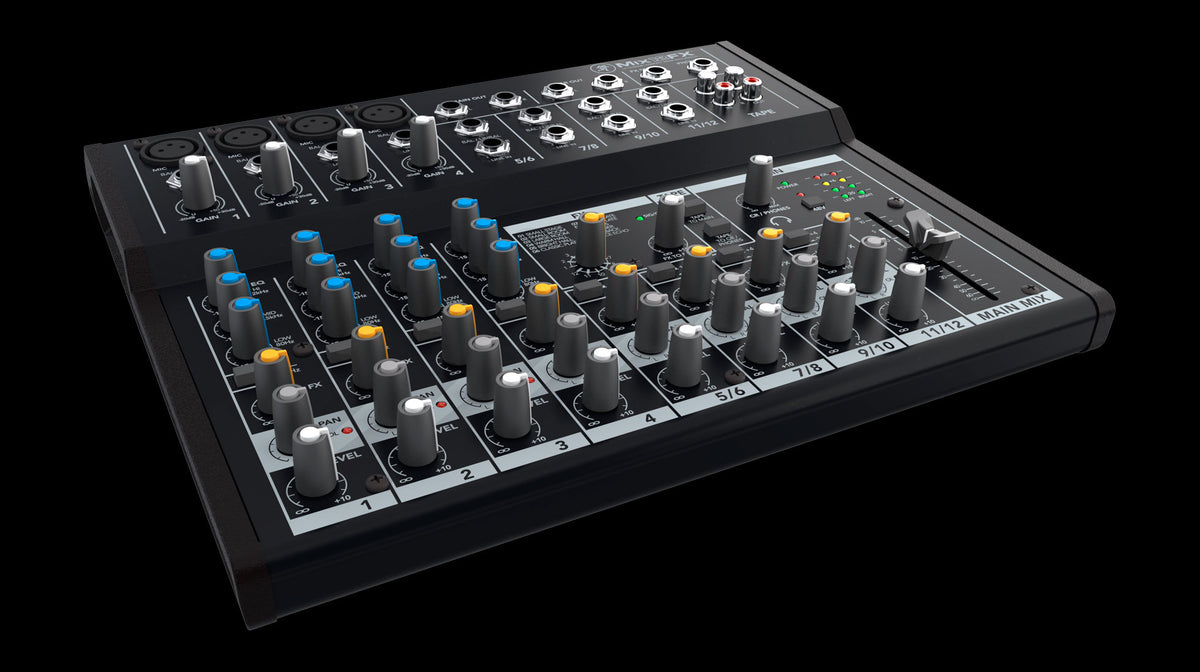 Mackie MIX12FX 12 Channel Compact Mixer with Effects – Maar's Music