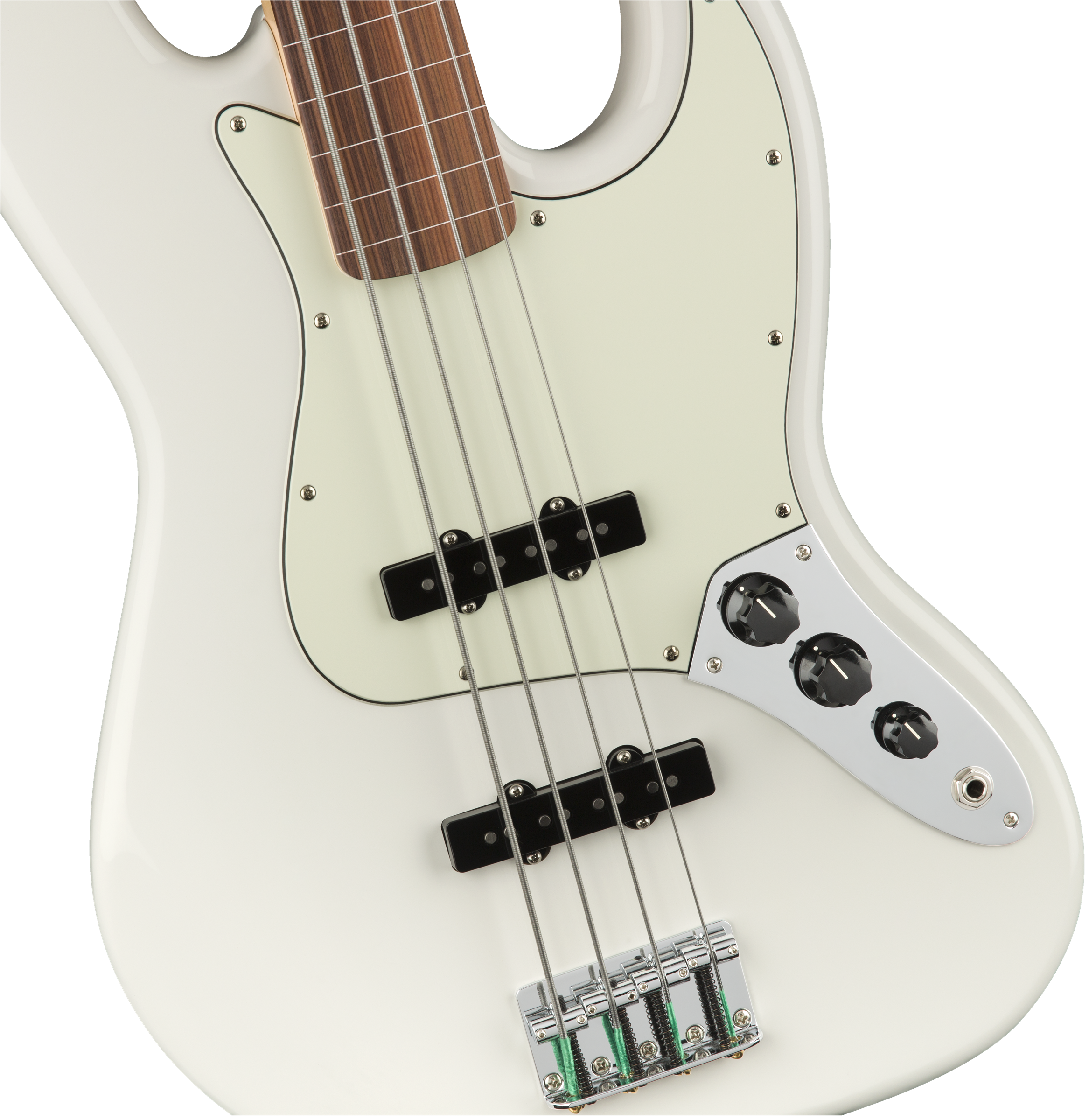 Fender Player Jazz Bass Fretless in Polar White