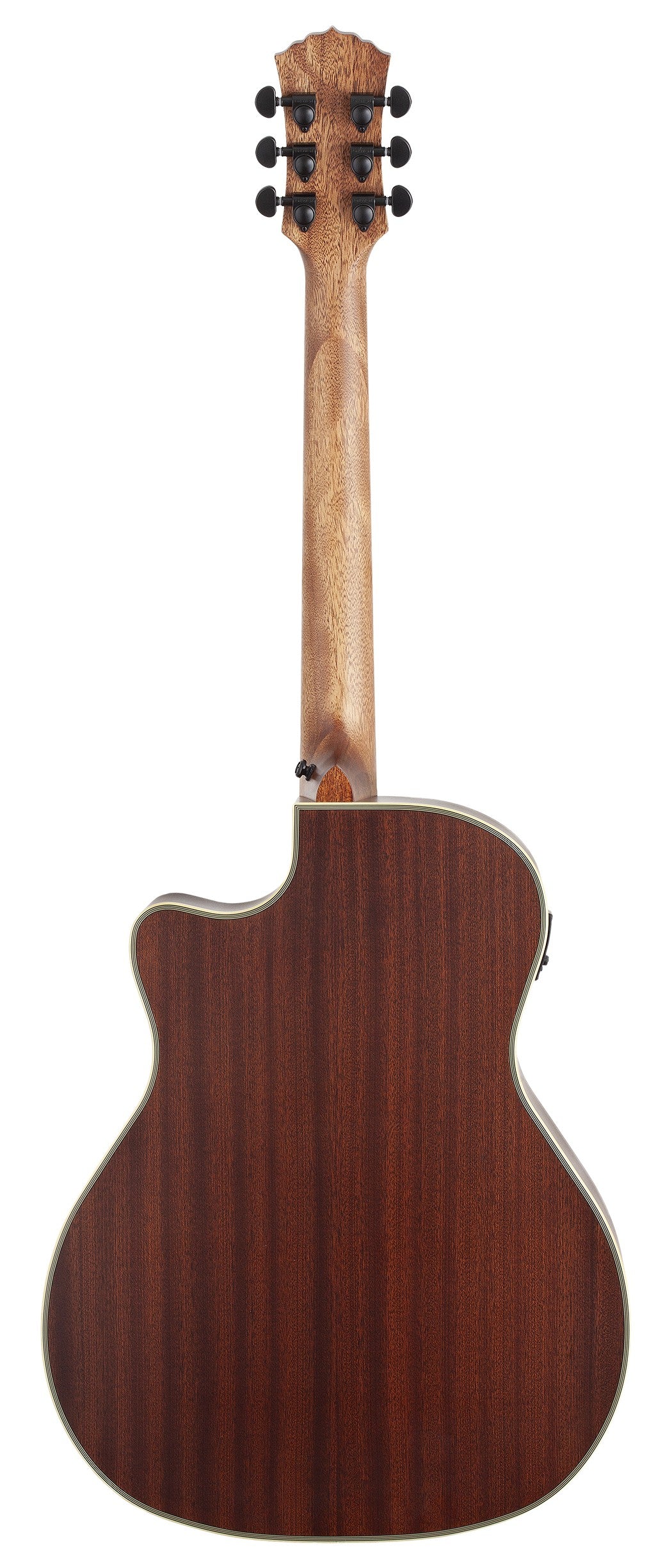 Back view, mahogany back