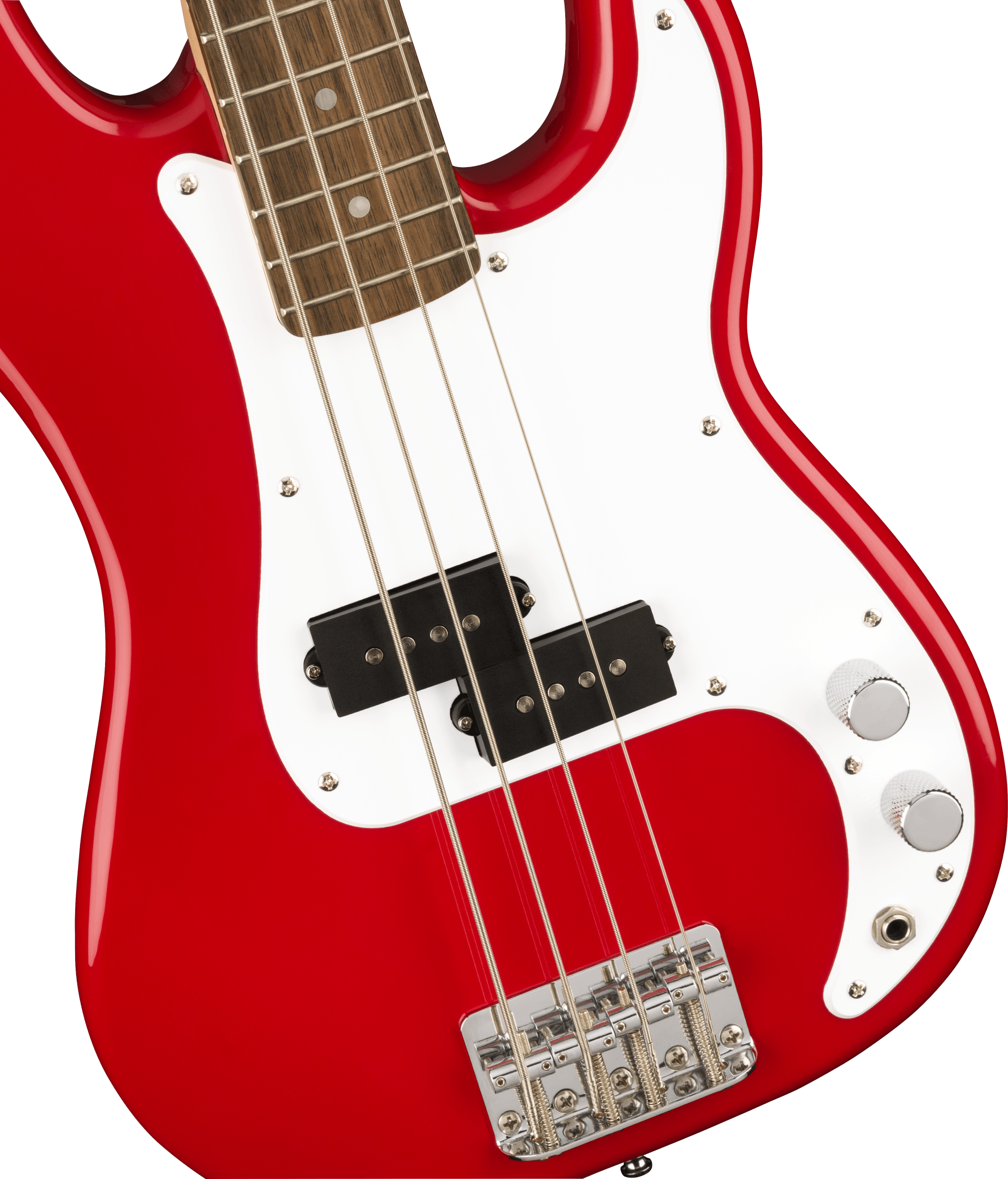 Squier Mini Precision Bass in Dakota Red