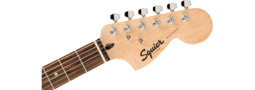 Squier Sonic Mustang HH in Black With Black Pickguard