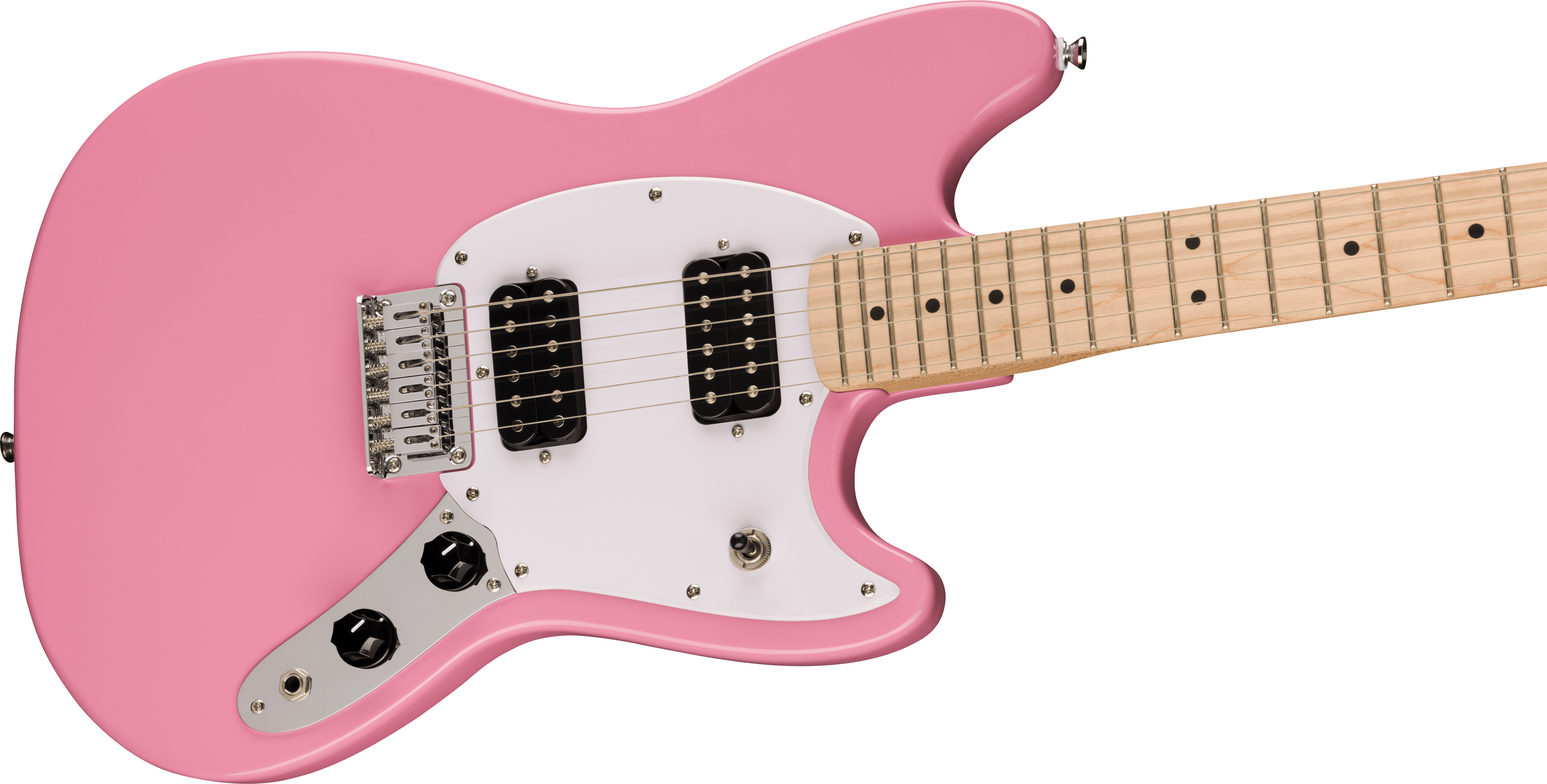 Squier Sonic Mustang HH in Flash Pink