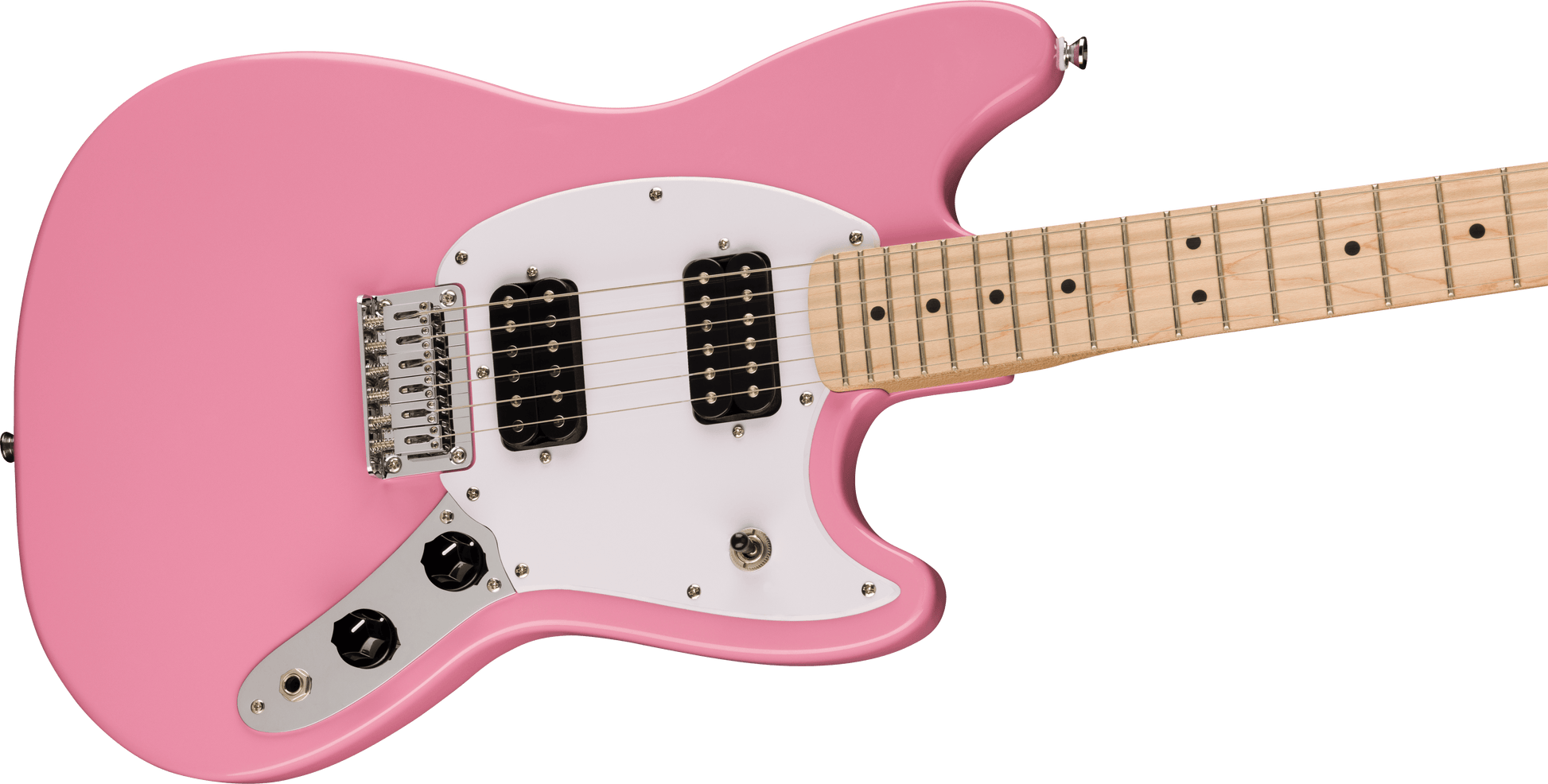 Squier Sonic Mustang HH in Flash Pink