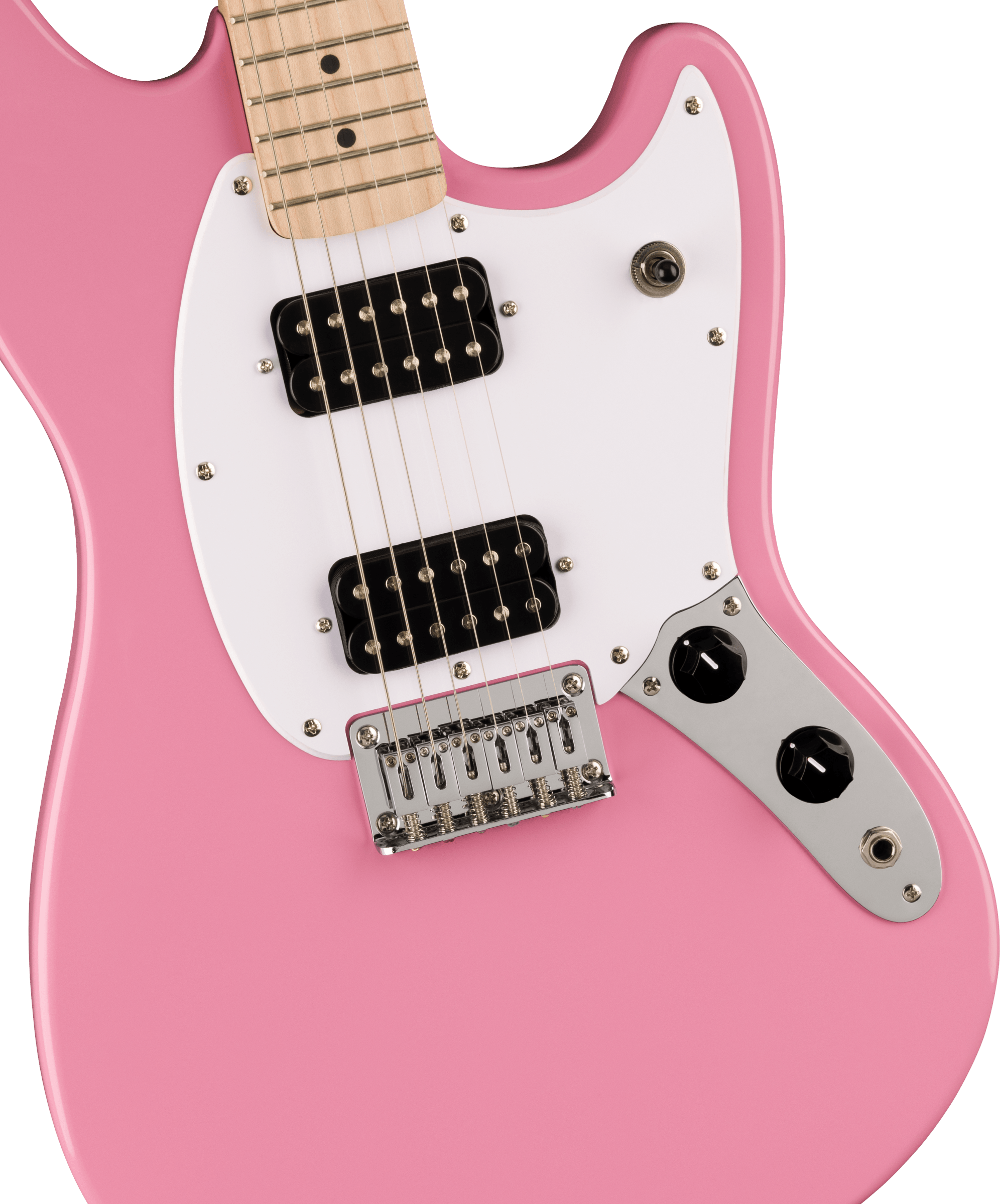 Squier Sonic Mustang HH in Flash Pink