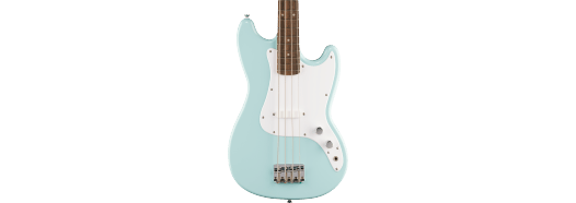 Squier Sonic Bronco Bass in Daphne Blue