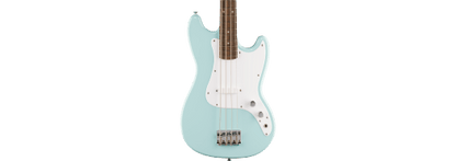 Squier Sonic Bronco Bass in Daphne Blue
