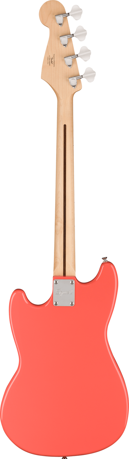Squier Sonic Bronco Bass in Tahitian Coral