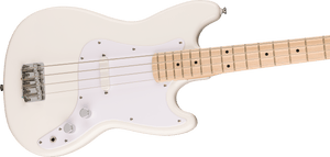 Squier Sonic Bronco Shortscale Bass in Arctic White