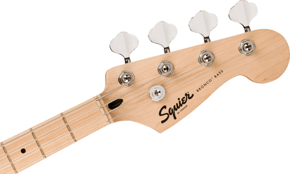 Squier Sonic Bronco Shortscale Bass in Arctic White