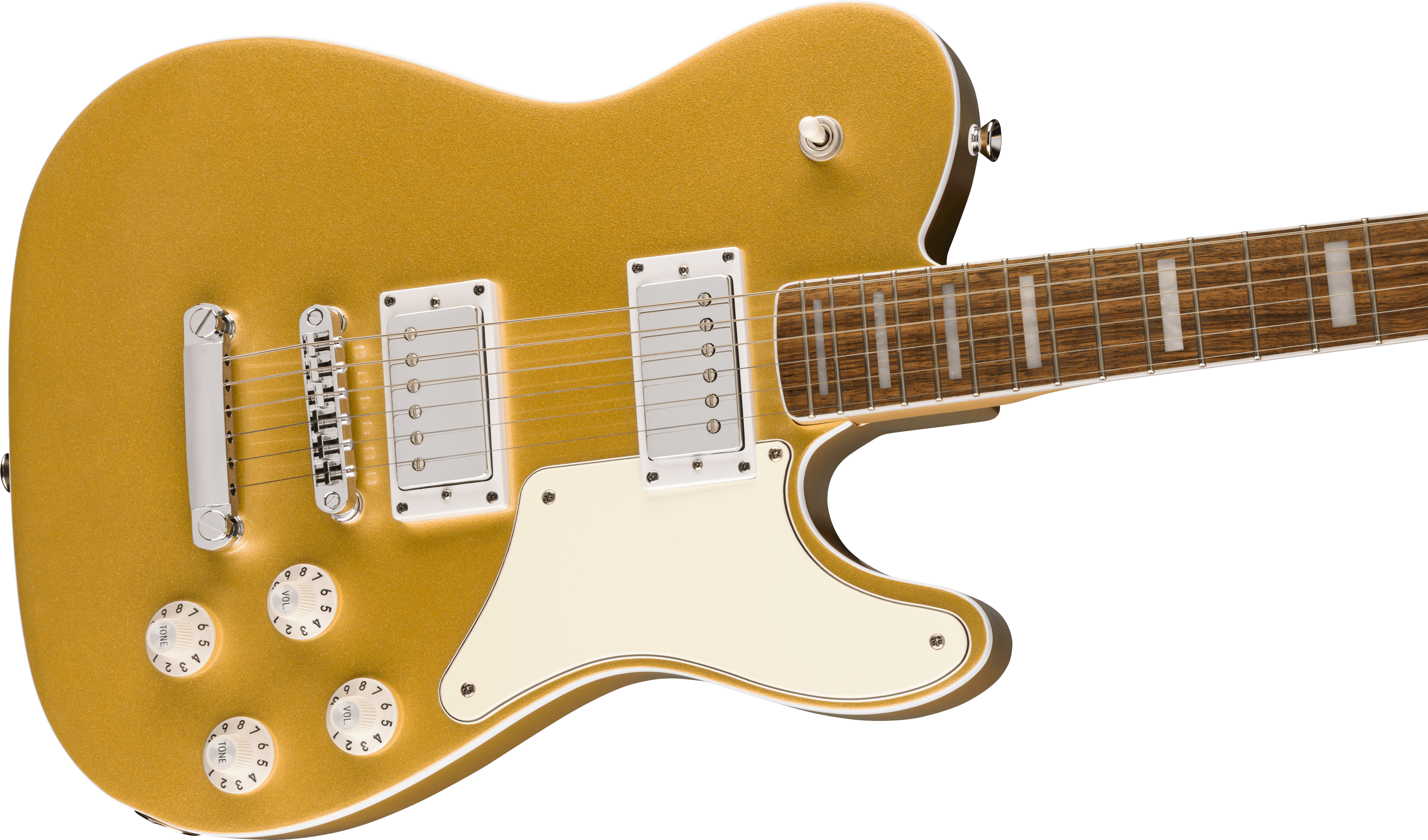 Squier Paranormal Limited Edition Troublemaker Telecaster® Deluxe in Aztec Gold