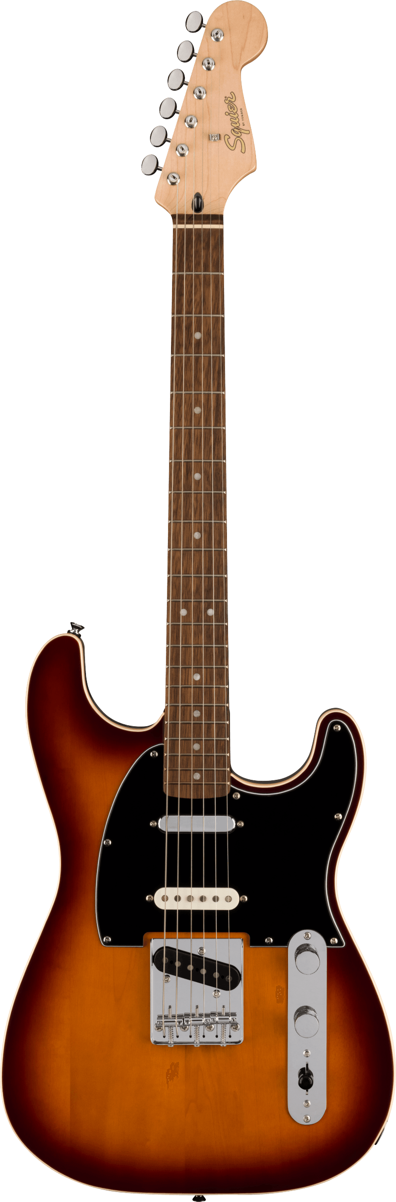 Squier Paranormal Custom Nashville Stratocaster in Chocolate 2-Colour Sunburst