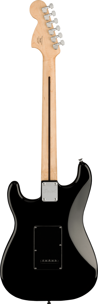 Squier Limited Edition Affinity Series® Stratocaster With Black Pearloid Pickguard in Black